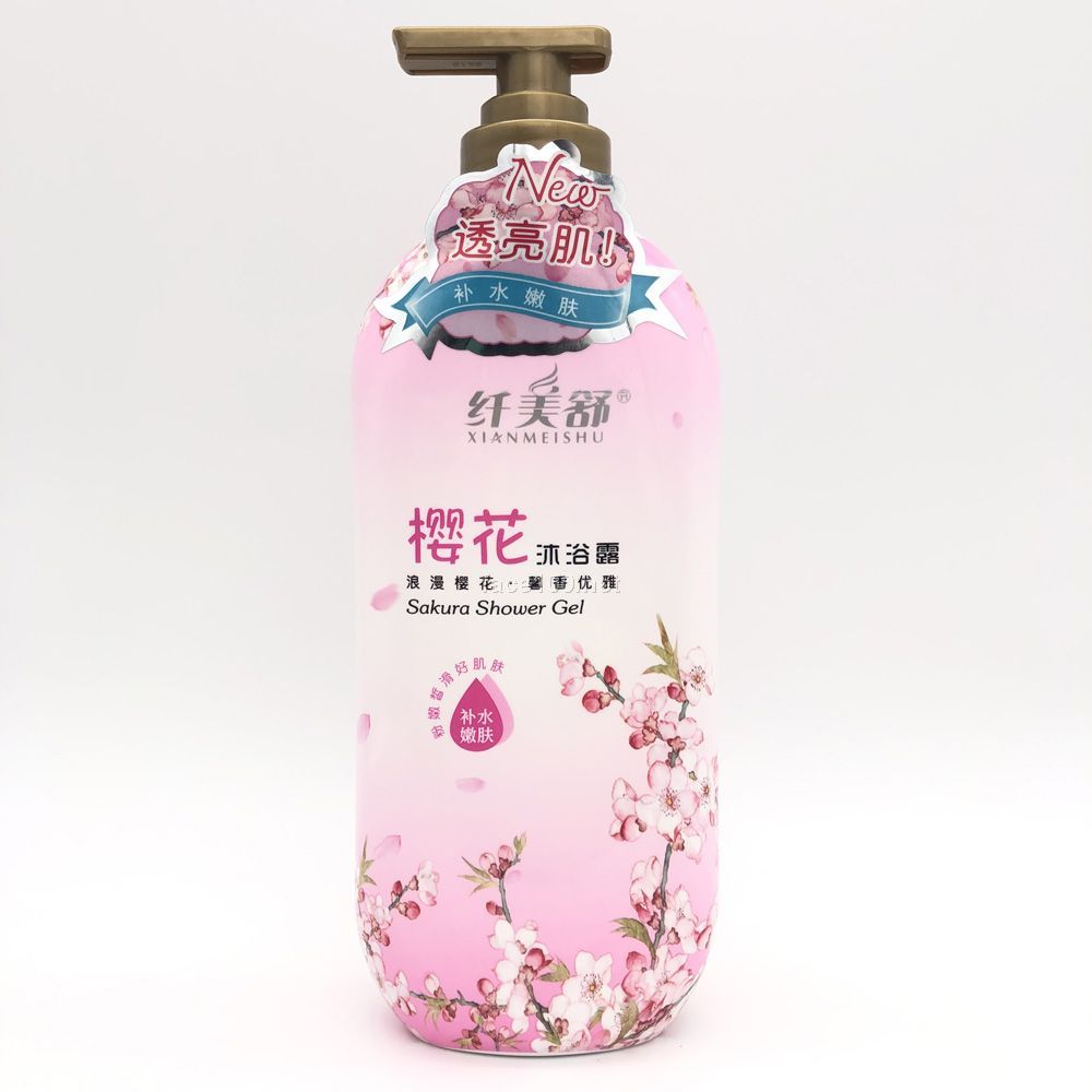 500ml纖美舒櫻花沐浴露代理批發