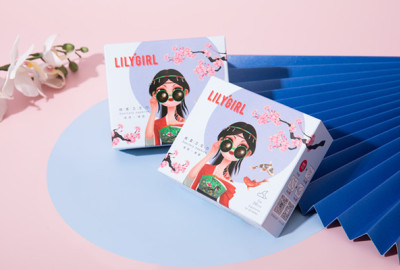 LilyGirl國潮綿柔系列夜用衛生巾
